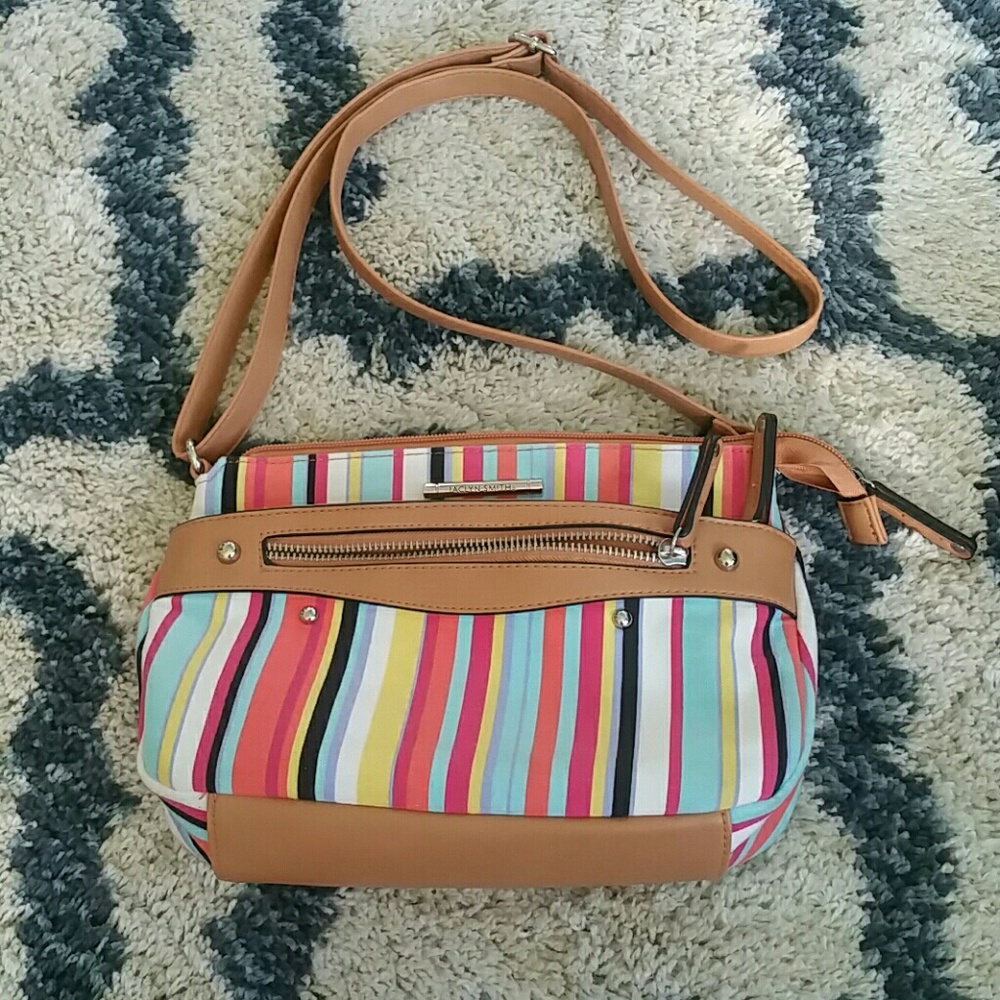 Striped Purse